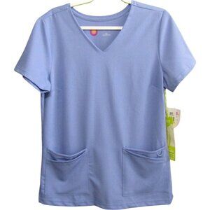 Urbane Ultimate Blue Scrub Top Womens Size M Contemporary Nurse Vet Tech CNA New
